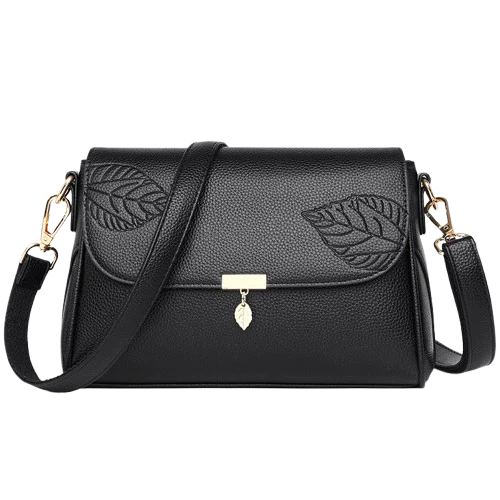 Women's PU Leather Convertible Shoulder & Crossbody Handbag – Neutral Minimalist Design