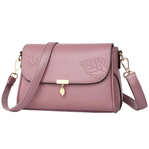 Women's PU Leather Convertible Shoulder & Crossbody Handbag – Neutral Minimalist Design